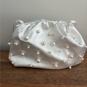 NWT- pearl Anthropologie clutch